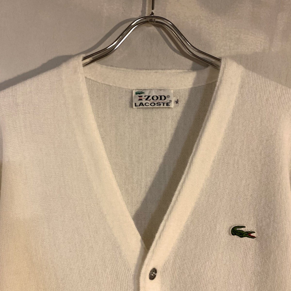 70s IZOD LACOSTE ラコステ アクリル カーディガン アイゾッド 70年代 ... 70年代 ラコステ LACOSTE IZOD アクリルニットカーディガン USA製 メンズS ヴィンテージ /eaa304877