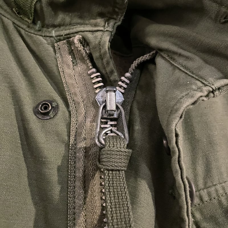 70s US ARMY M-65 Field Jacket 2ndタイプ アルミジップ フィー