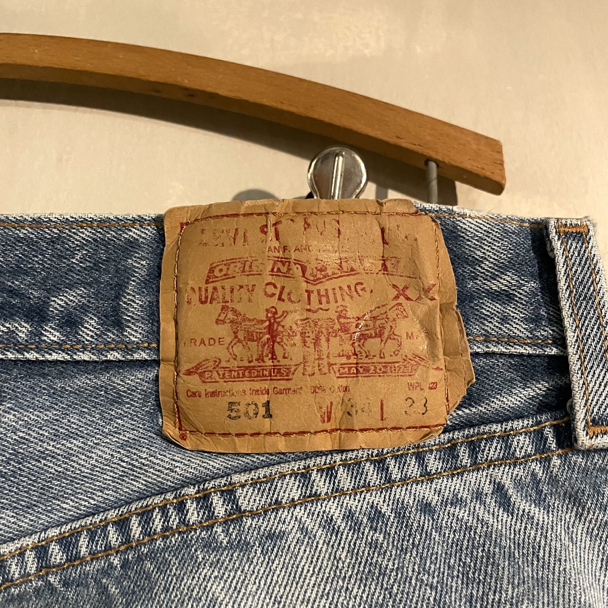 00s Levi's 501 リーバイス 33×31 デニムパンツ ボタン裏190