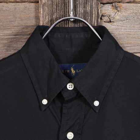 Ralph Lauren　ロングスリーブボタンダウンシャツ　ラルフローレン　ワンポイント　BDシャツ　 (Y0360)