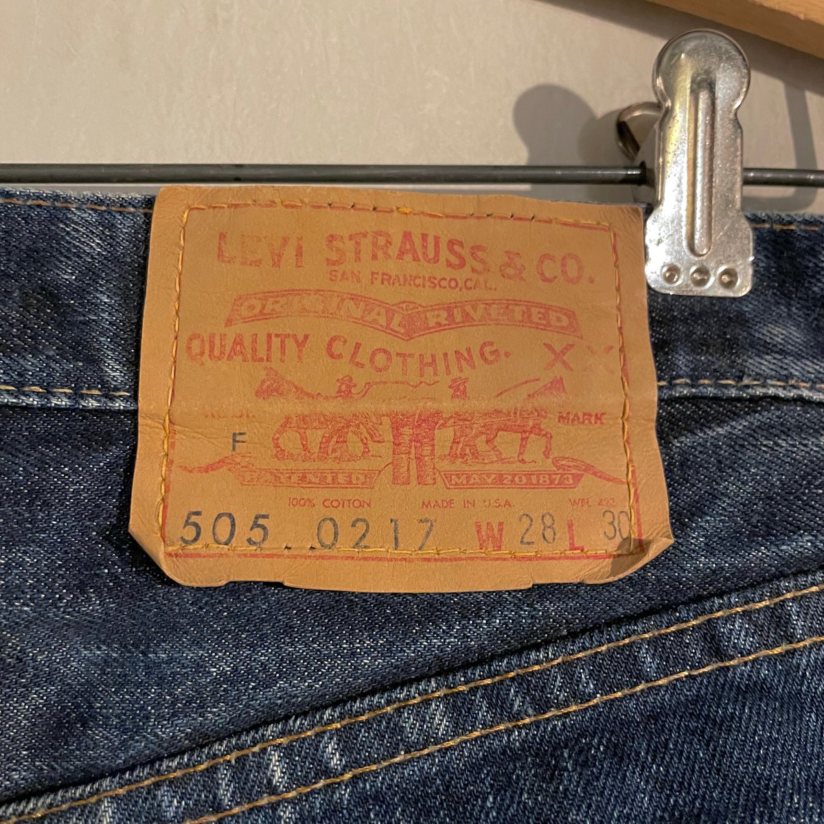 60s Levi's 505 0217 Big E 28×29 F Type 42 TALON 60s Levi's 505 0217 Big E 28×29 F Type 42 TALON