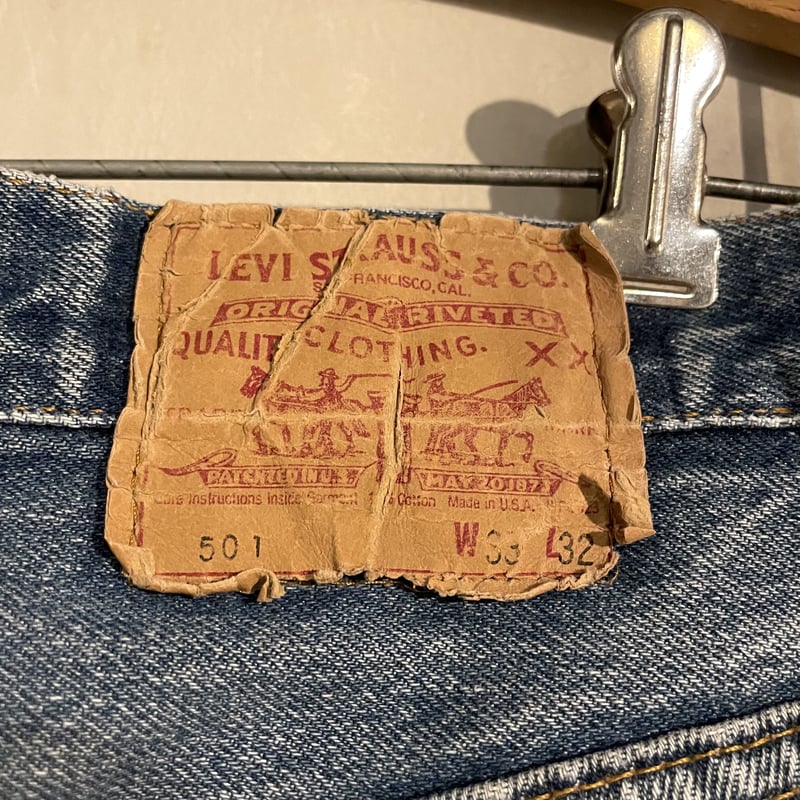 80s Levi's 501 0000 リーバイス 31×29 デニムパンツ USA製 80s Levi's 501 0000 リーバイス 31×29 デニムパンツ USA製