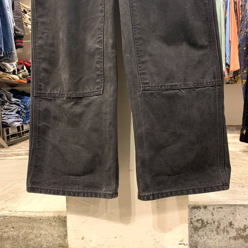 90's Carhartt ブラックオーバーオール ダブルニー 90s カーハート オーバーオール ブラック ダブルニー USA - メルカリ