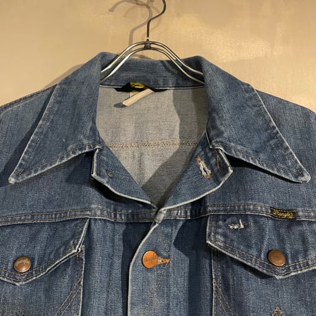 80s　Wrangler 126MJ　デニムジャケット　USA製　Size 42　ラングラー　(S4473)