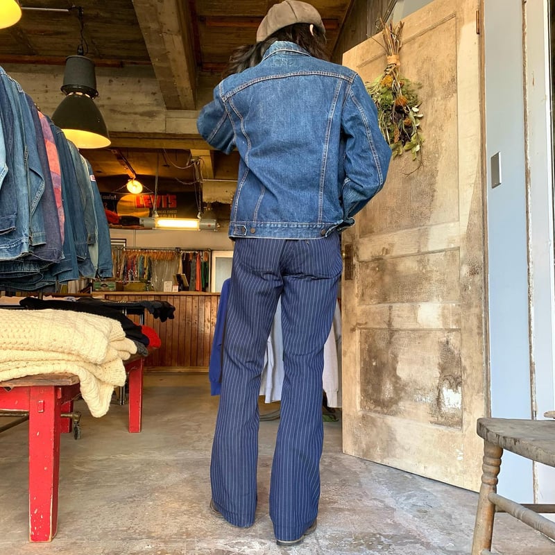 70s Levi's STA-PREST BigE リーバイス スタプレ ブーツカット ストラ...