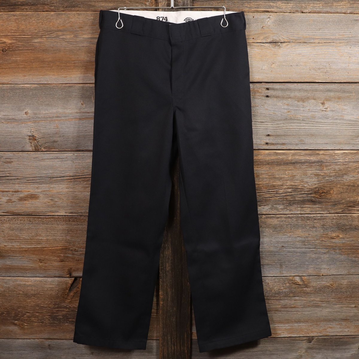 ディッキーズ874 ブラック　USA製 USA製 90s Dickies 874 Work Pants 黒 W34×L28 ディッキーズ