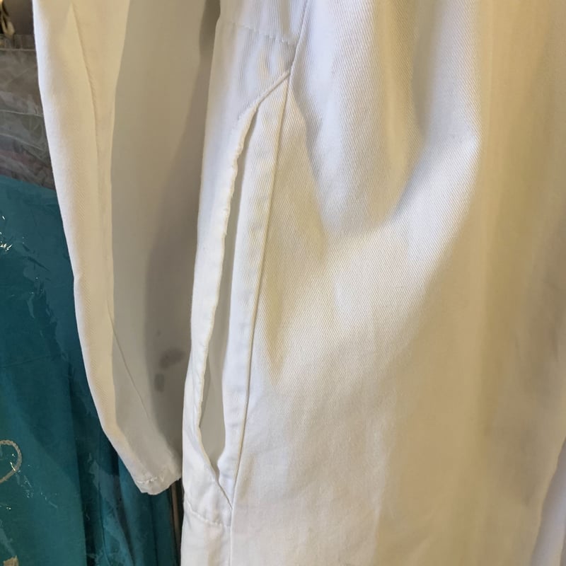 40s Hatchu ear カバーオール チェンジボタン チェーン刺繍 雰囲気系