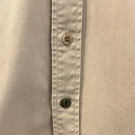 Polo by Ralph Lauren　ミリタリーシャツ　ロングスリーブ　　ユーズド加工　RECON　エポレット　パッチワーク　(S2297)