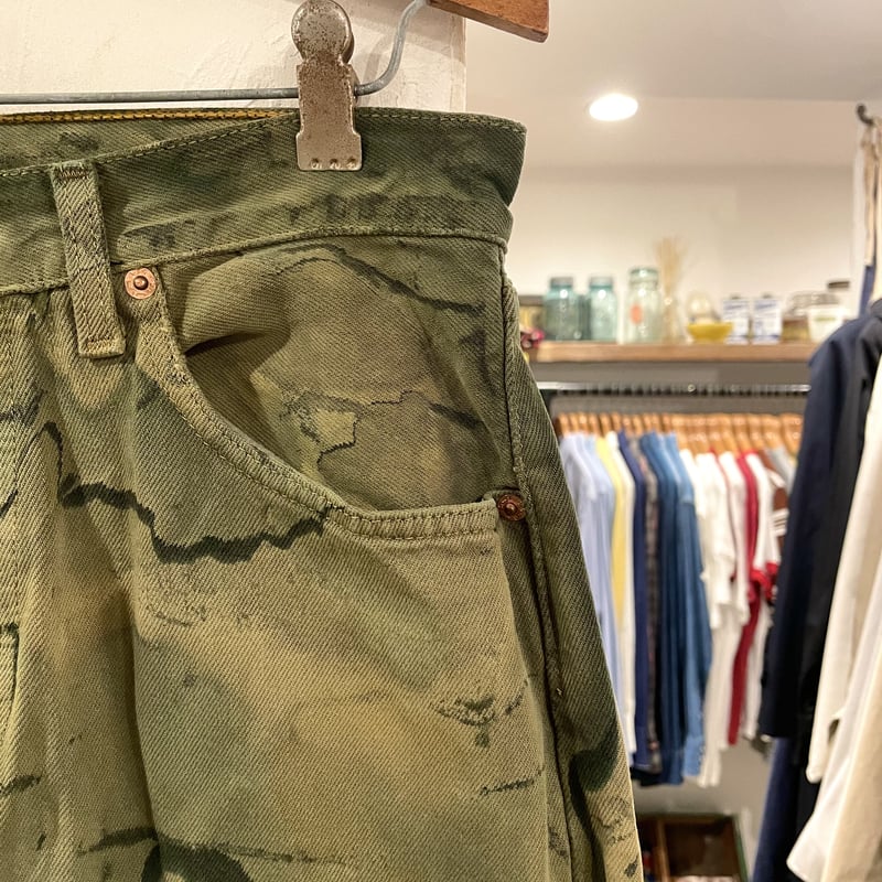 Levi's 501 90年代 リーバイス501 後染め 迷彩柄 USA製 1998年 (S0