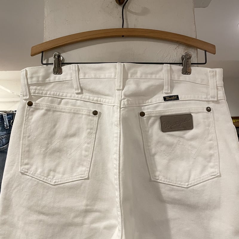 90s〜 Wrangler ホワイトデニムパンツ 13MWZWI ラングラー 90年代 (S1