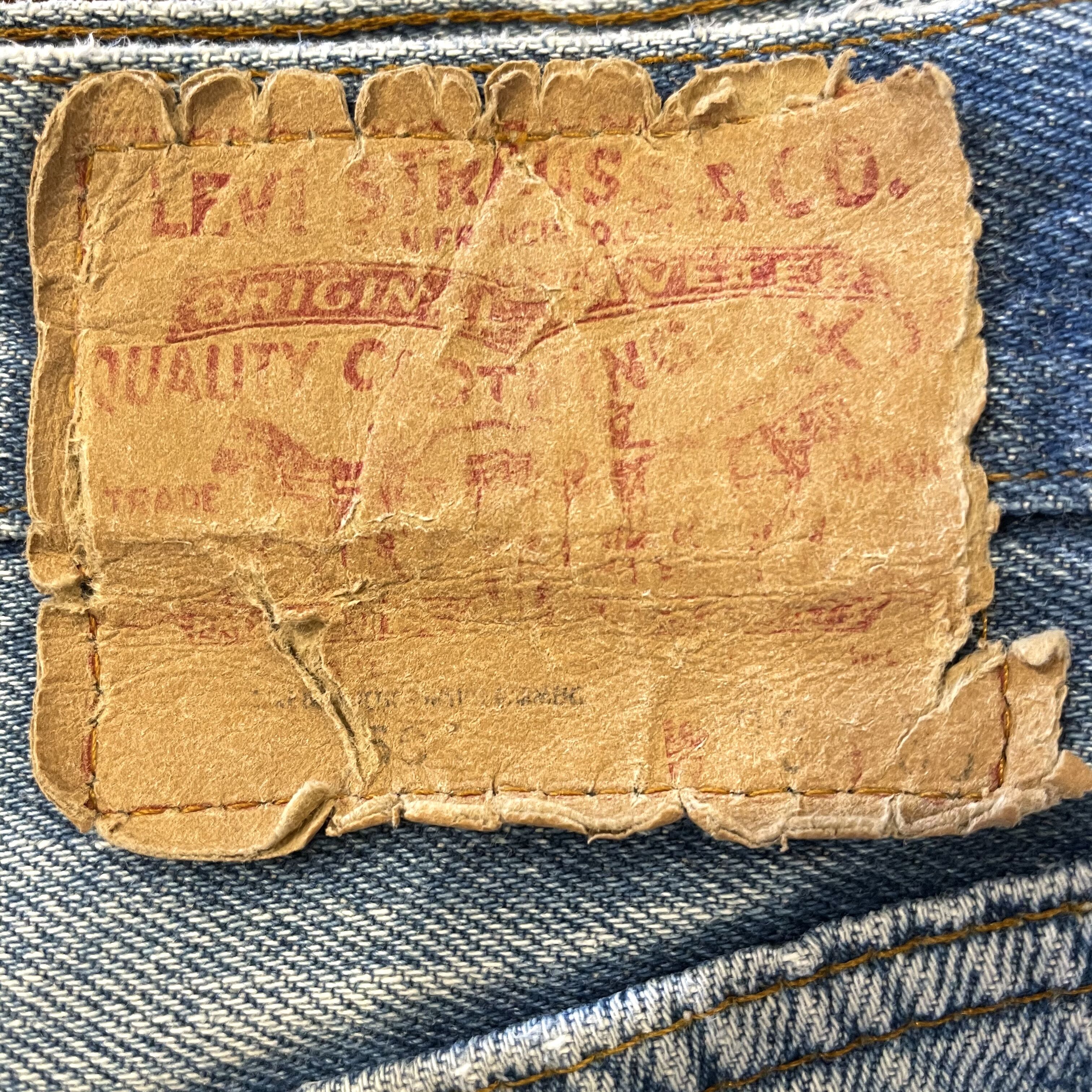 Levi's 501 80年代 リーバイス 501 内股シングル 黒カンヌキ 脇割り