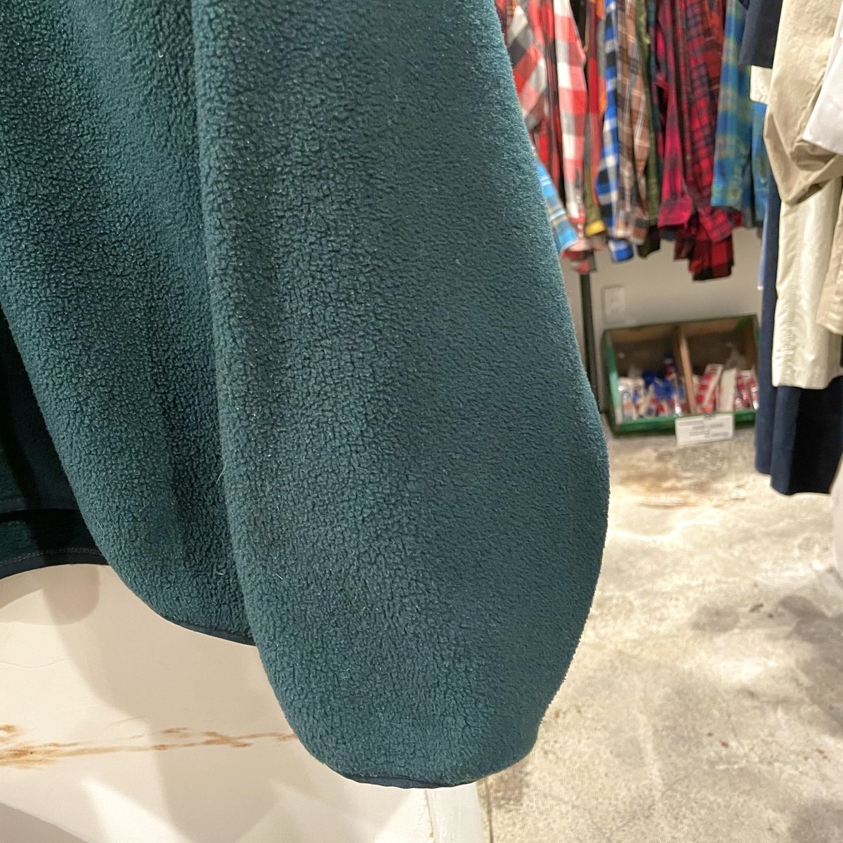 【美品】97年製　パタゴニア　ハンターカラー　シンチラスナップT Mサイズ　深緑 美品】97年製 パタゴニア ハンターカラー シンチラスナップT M