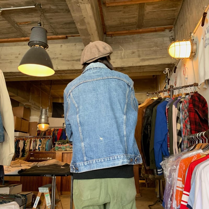 70s Levi's 70505 デニムジャケット Small e ケアタグ ビッグ 70s Levi's 70505 デニムジャケット Small e ケアタグ ビッグ
