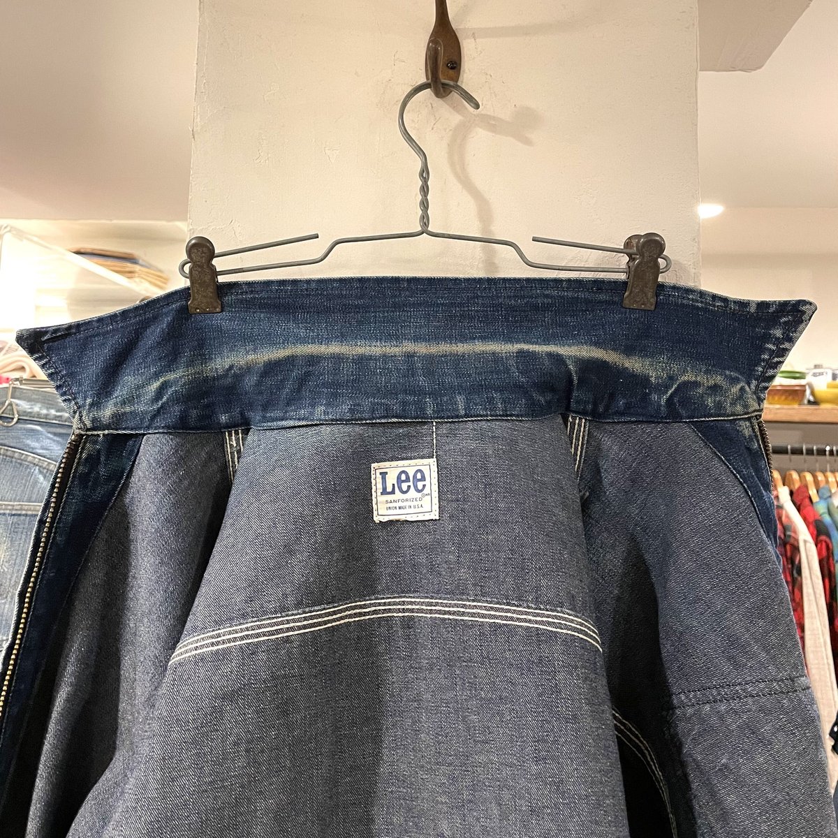 Lee 91-B 70s TALONジップ デニムジャケット 猫目ボタン Lee 91-B 70s TALONジップ デニムジャケット 猫目ボタン