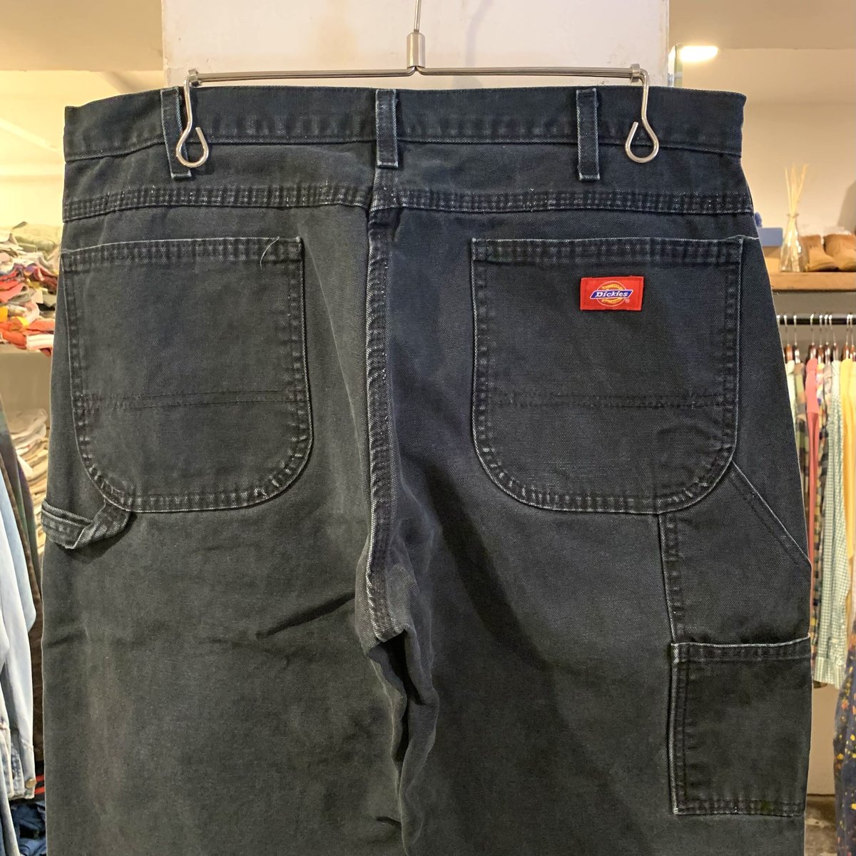 Dickies デニムペインターパンツ RELAXED FIT ブラック ディッキーズ ...