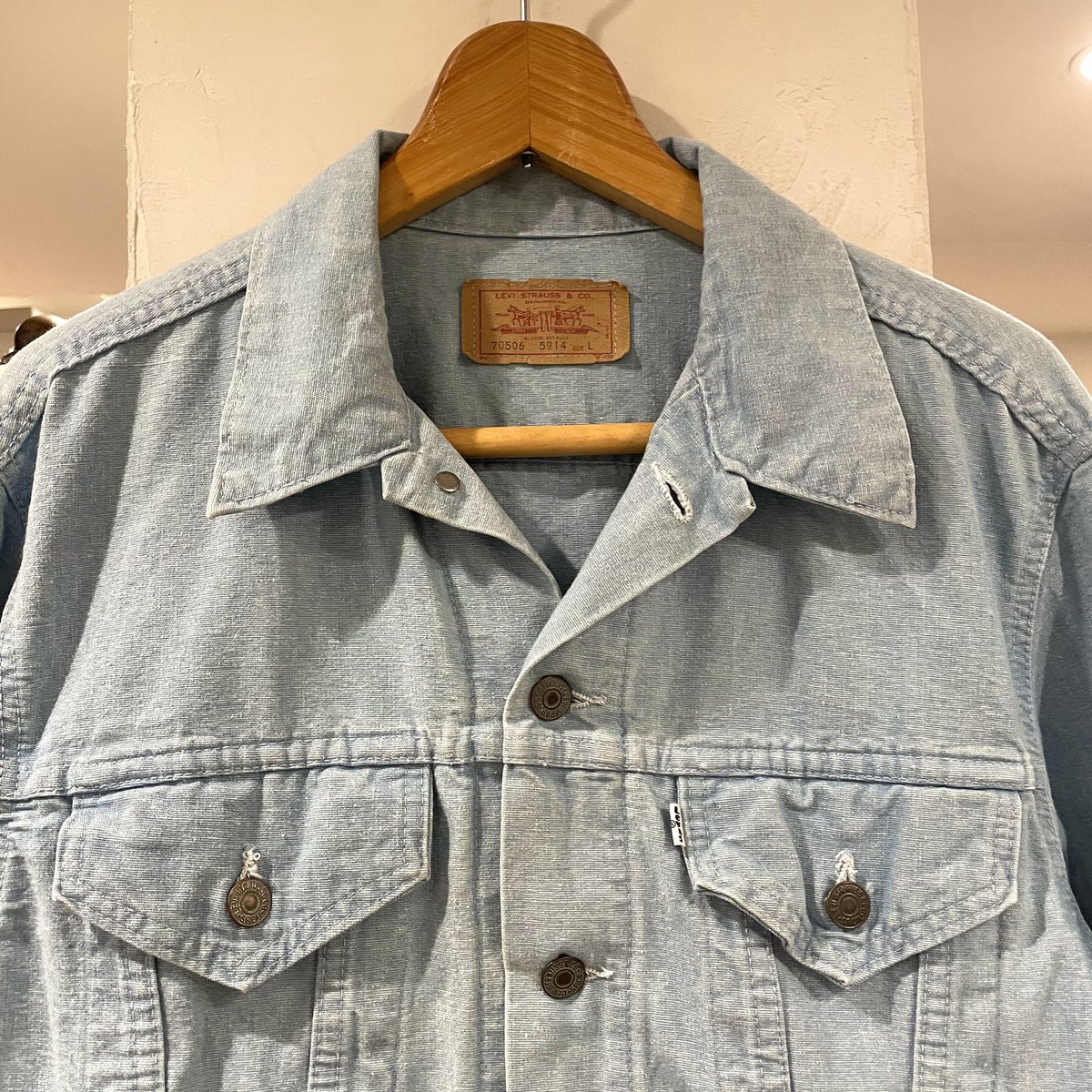 Levis 70506 5914 デニムジャケット 80s USA製 リーバイス (S0721...