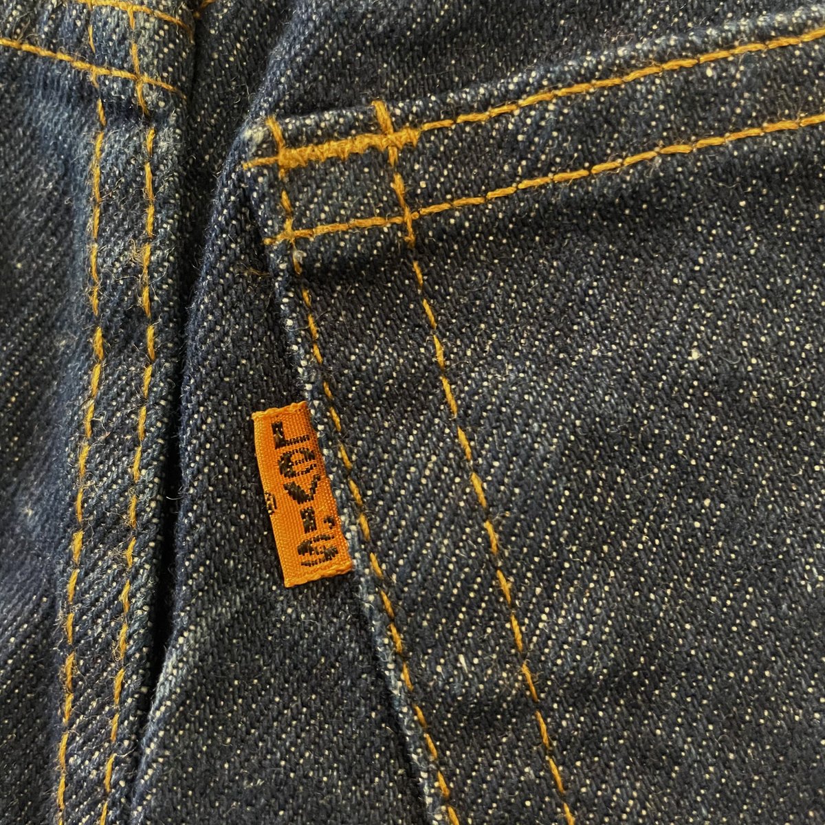 Levi's 97084 0214 デニムスカート オレンジタブ 濃紺 USA製 70s Levi's 97084 0214 デニムスカート オレンジタブ 濃紺 USA製 70s