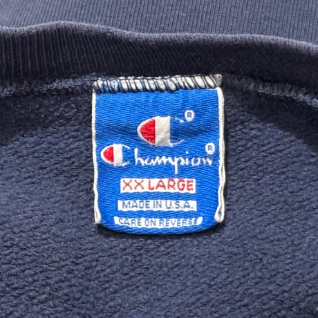90s　Champion　L/S スウェットシャツ　USA製　Size XXL　ネイビー　カレッジスウェット　ARIZONA　チャンピオン　(S5333)
