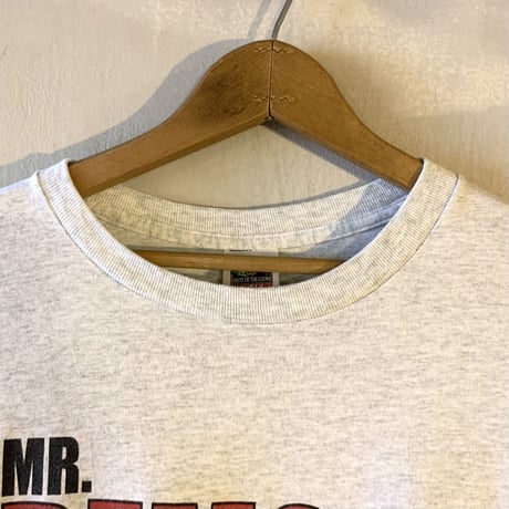 90s　FRUIT OF THE LOOM　S/S Tシャツ　MR.REMOTE　半袖T　©︎SHARKY'S　MISTER SERIES　(S2396)