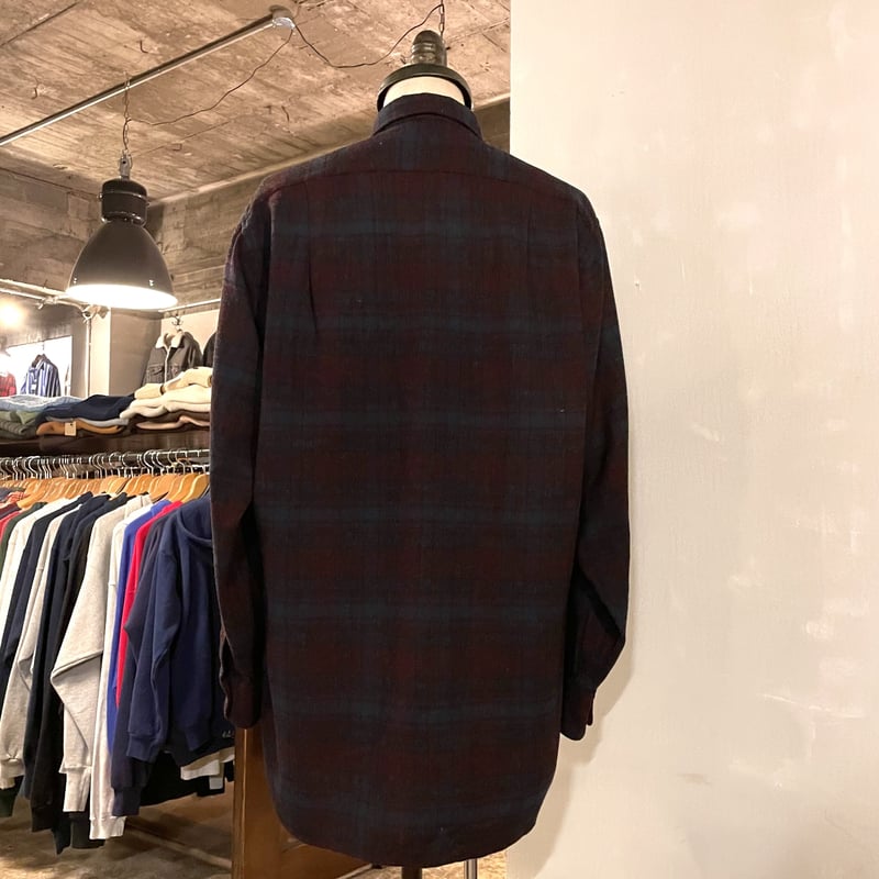 50s PENDLETON Vintage Woll Shirt ボタンダウンシャツ USA製