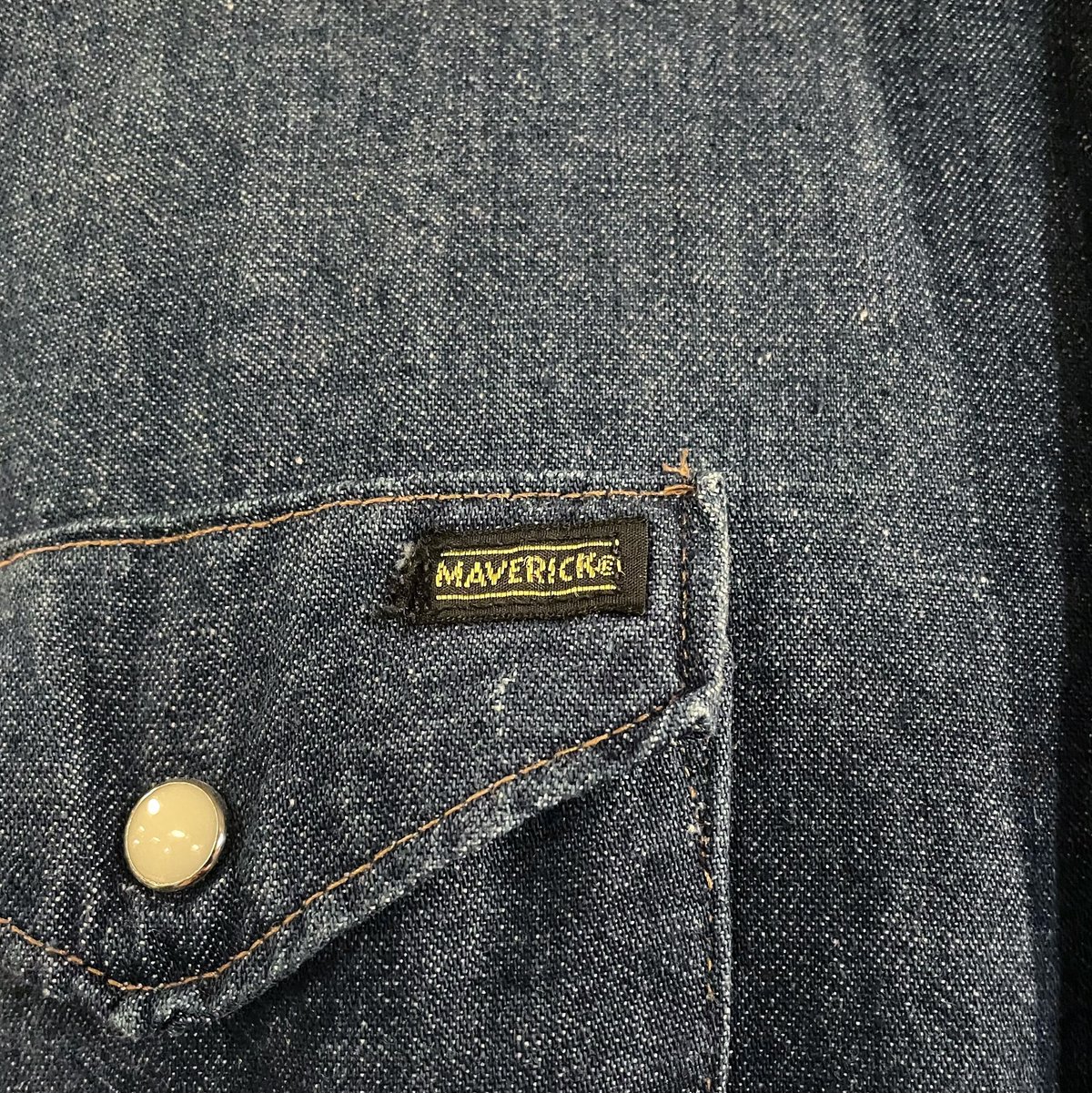 60s MAVERICK ウエスタン　デニムシャツ マーベリック　17 60s MAVERICK ウエスタン デニムシャツ マーベリック 17