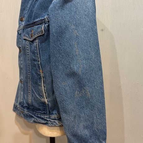 70s～　Plain Pockets　J.C.Penney　デニムジャケット　カスタムペイント　USA製　(S5326)