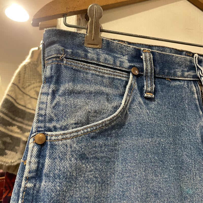 80s Wrangler 13MWZ デニムパンツ SCOVILL ZIP USA製 ラングラ...