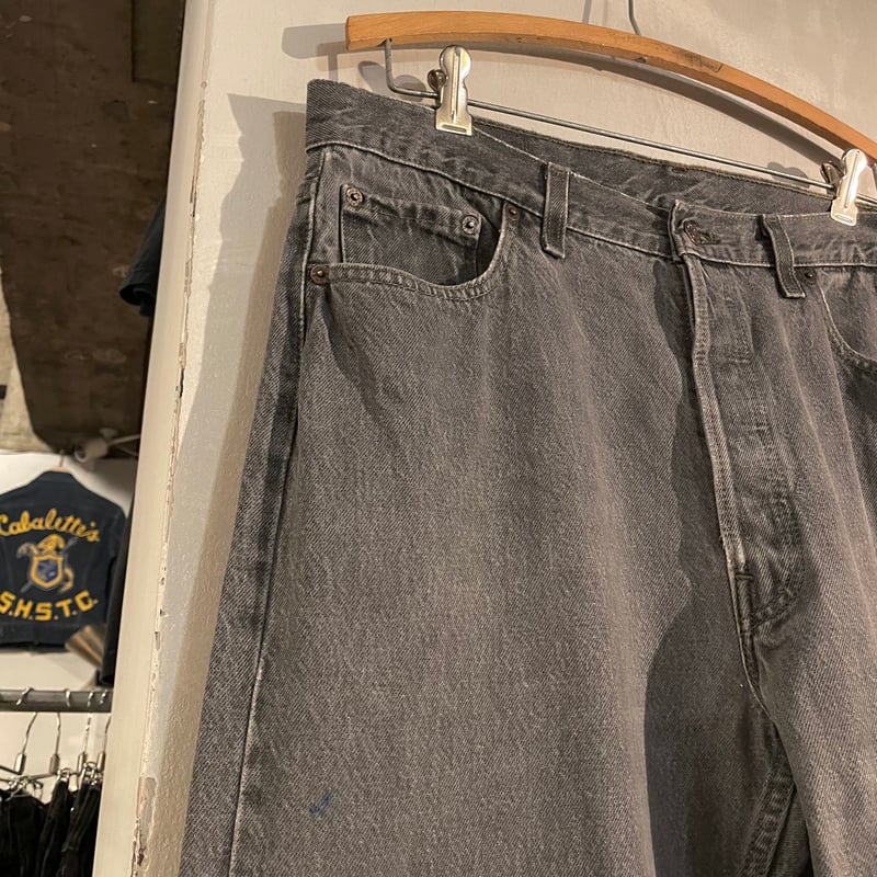 90s Levi's 501 先染め ブラックデニムパンツ 35×33 USA製 1994年