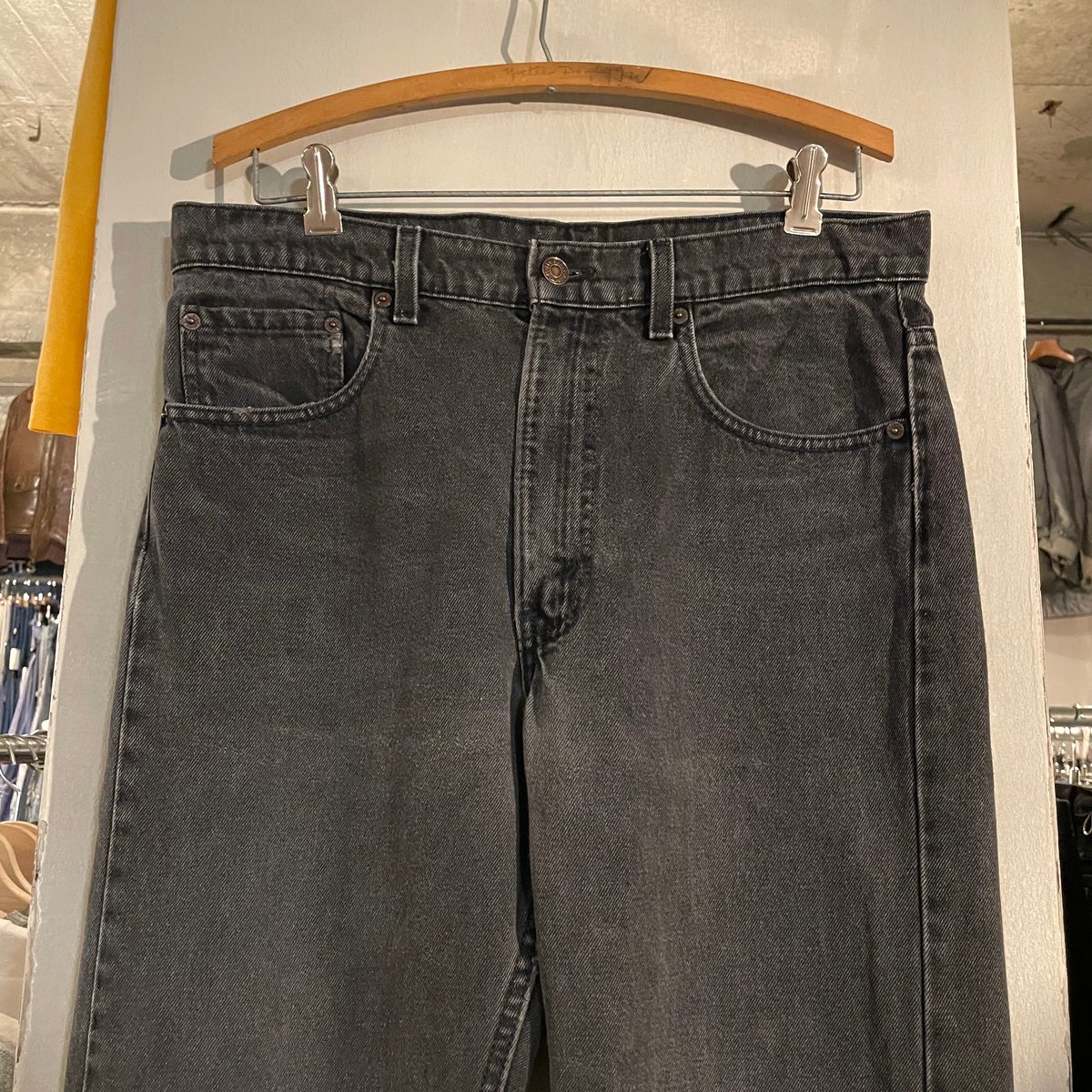 90s Levi's 505 ブラックデニム パンツ 34×31 USA製 リーバイス 90s Levi's 505 ブラックデニム パンツ 34×31 USA製 リーバイス