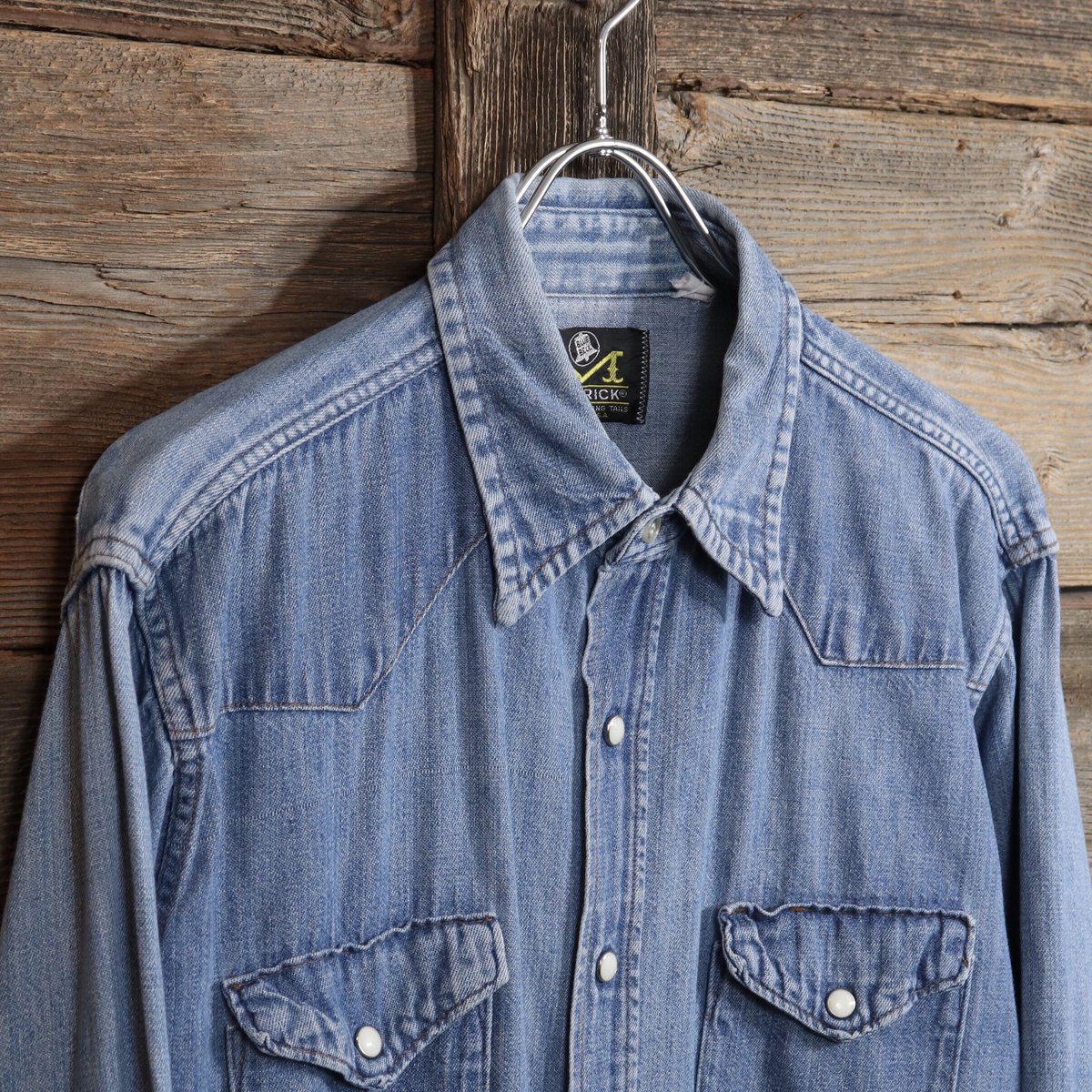 MAVERICK BLUE BELL 70s USA製 デニムウエスタンシャツ MAVERICK BLUE BELL 70s USA製 デニムウエスタンシャツ