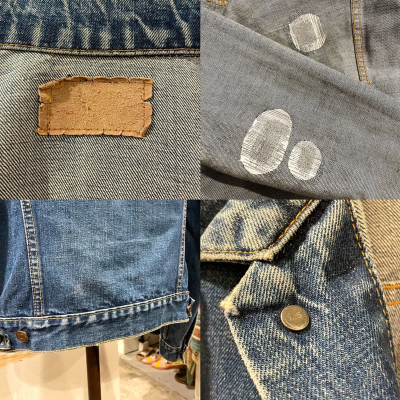 Levis 71205 Big E 60s デニムジャケット ロング丈 小パッチ 不 Levis 71205 Big E 60s デニムジャケット ロング丈 小パッチ 不