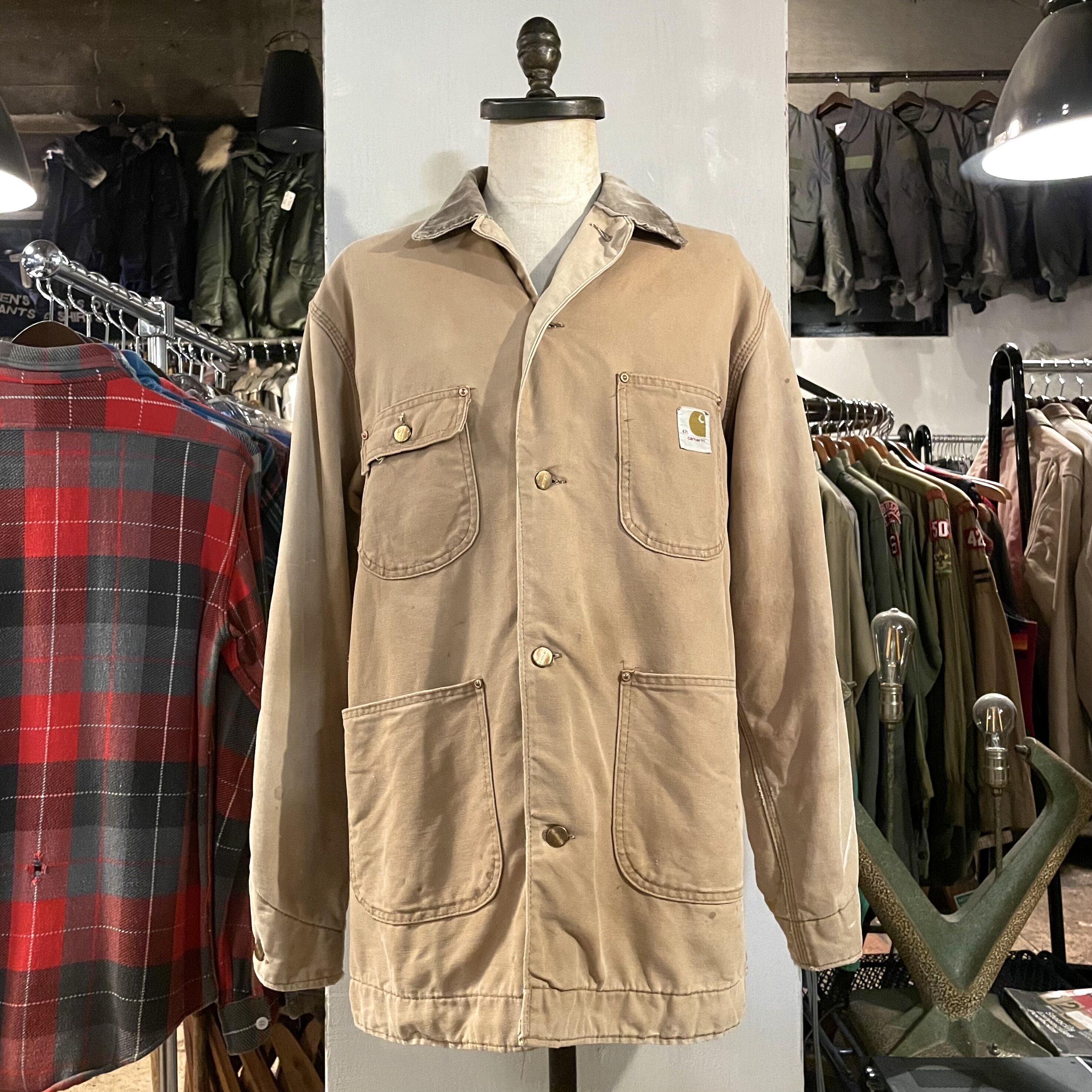 70s Carhartt ダック地 チョアコート ブランケットライナー付 USA製