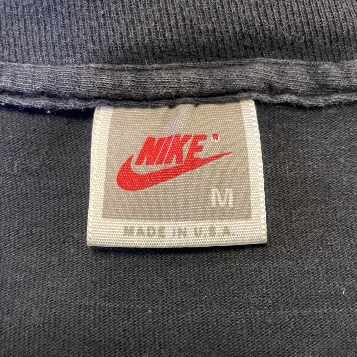 90s NIKE S/S Tシャツ 銀タグ USA製 ブラック ナイキ (S3672