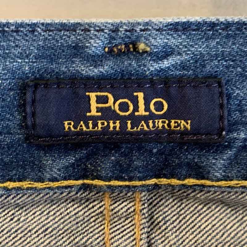 Polo RALPH LAUREN デニムパンツ ジップタイプ 裾チェーン Polo RALPH LAUREN デニムパンツ ジップタイプ 裾チェーン