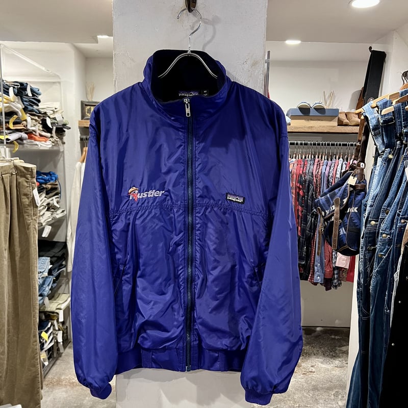 90s patagonia シェルドシンチラジャケット パタゴニア 胸刺繡 USA製