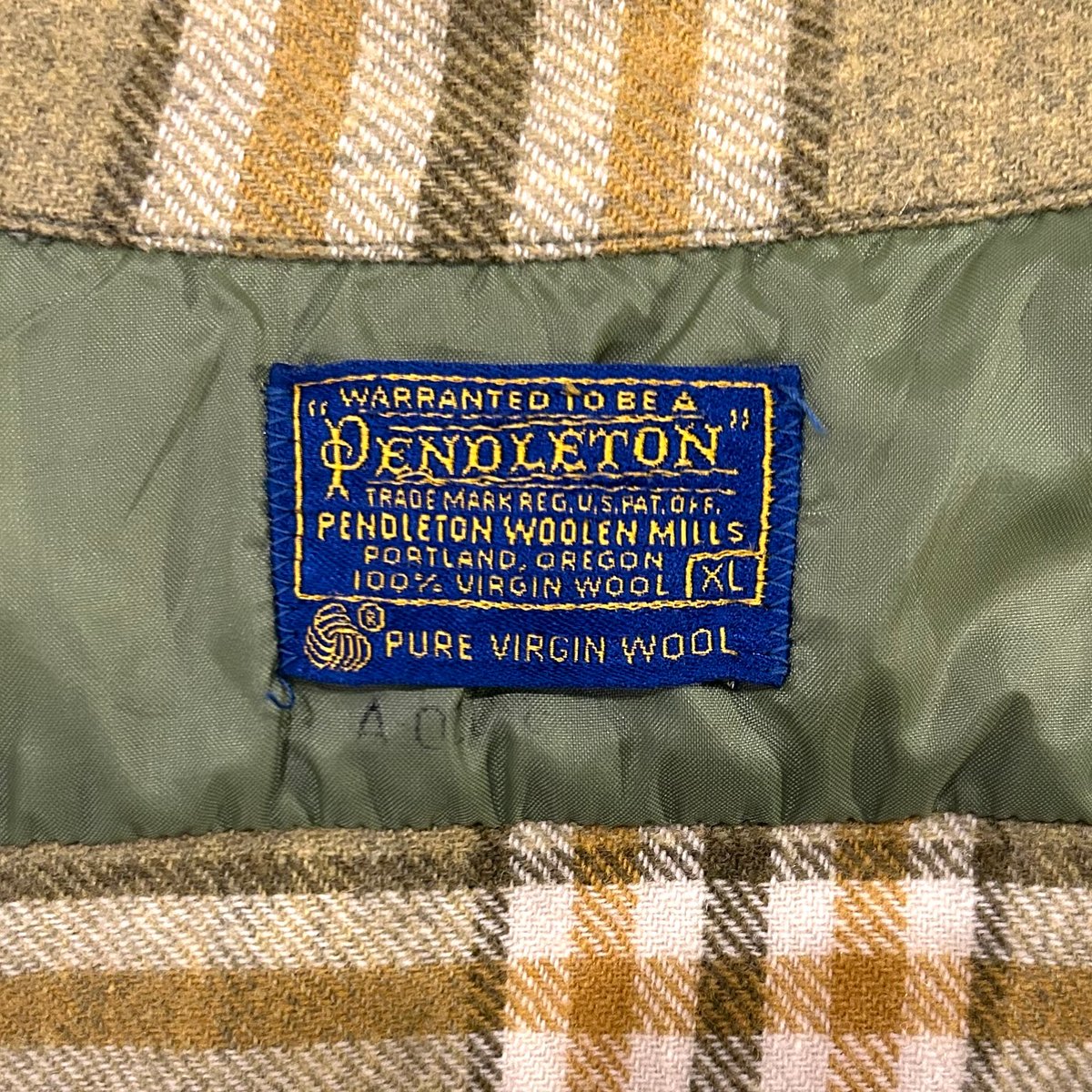 60s PENDLETON ウールチェックシャツ ペンドルトン 好配色 オープン