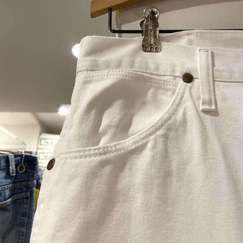90s〜 Wrangler ホワイトデニムパンツ 13MWZWI ラングラー 90 90s〜 Wrangler ホワイトデニムパンツ 13MWZWI ラングラー 90
