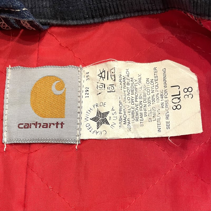 80s Carhartt デトロイトジャケット デニム地 USA製 ワークジャケット