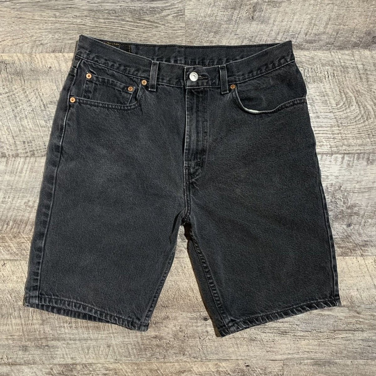 リーバイス505 ブラックデニム ハーフパンツ 00s | DUFF