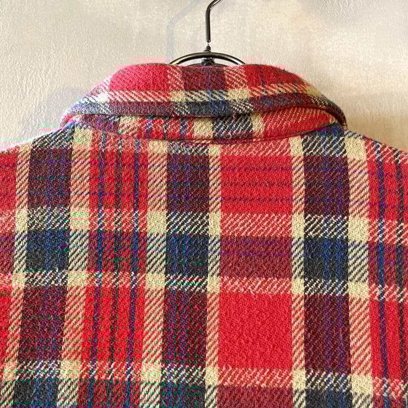 70s Sears Fieldmaster ネルシャツ チェック柄 コットンシャツ 70s Sears Fieldmaster ネルシャツ チェック柄 コットンシャツ