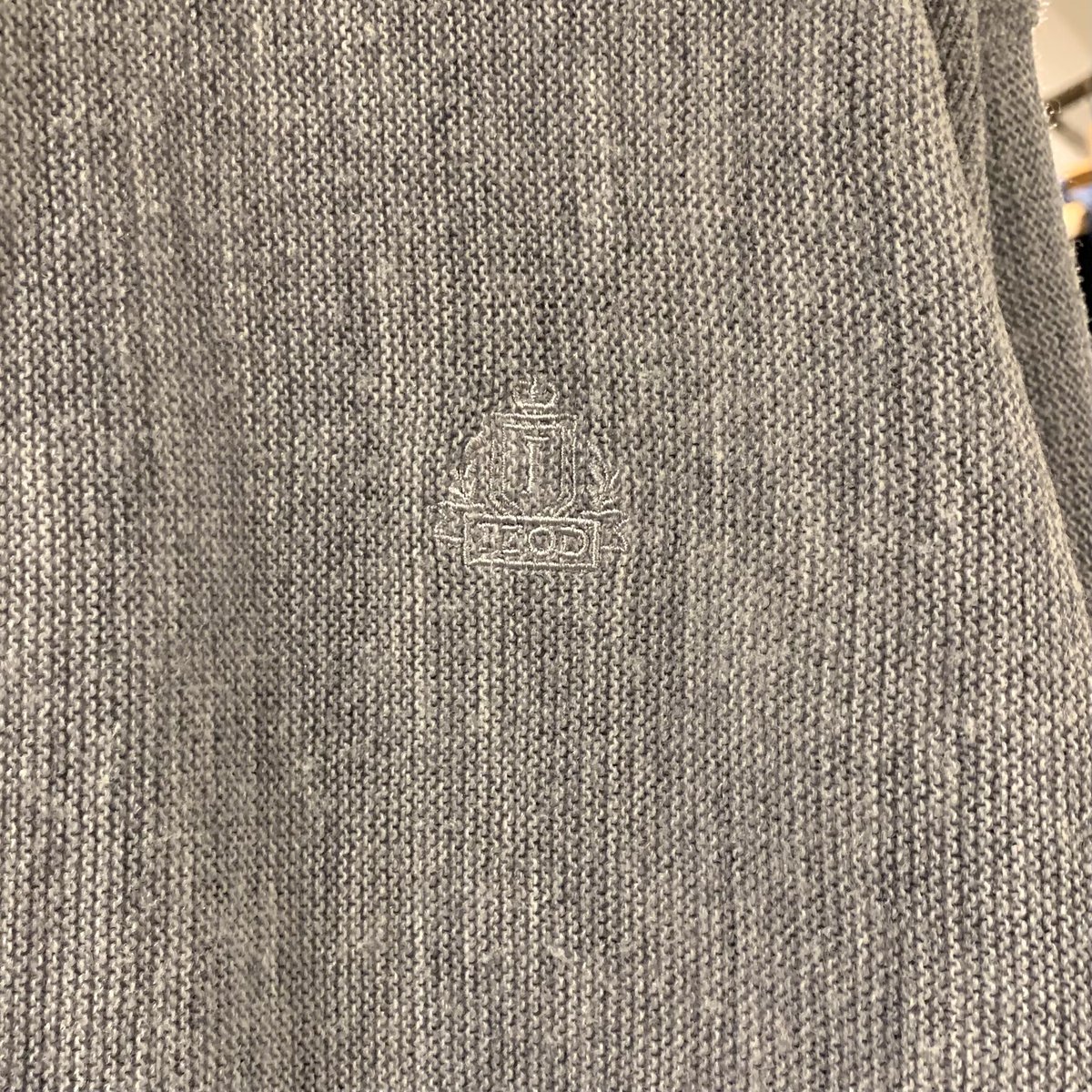 【USA製】ラコステ IZOD アクリルカーディガン グレー アメリカ製 L USA製】ラコステ IZOD アクリルカーディガン グレー アメリカ製