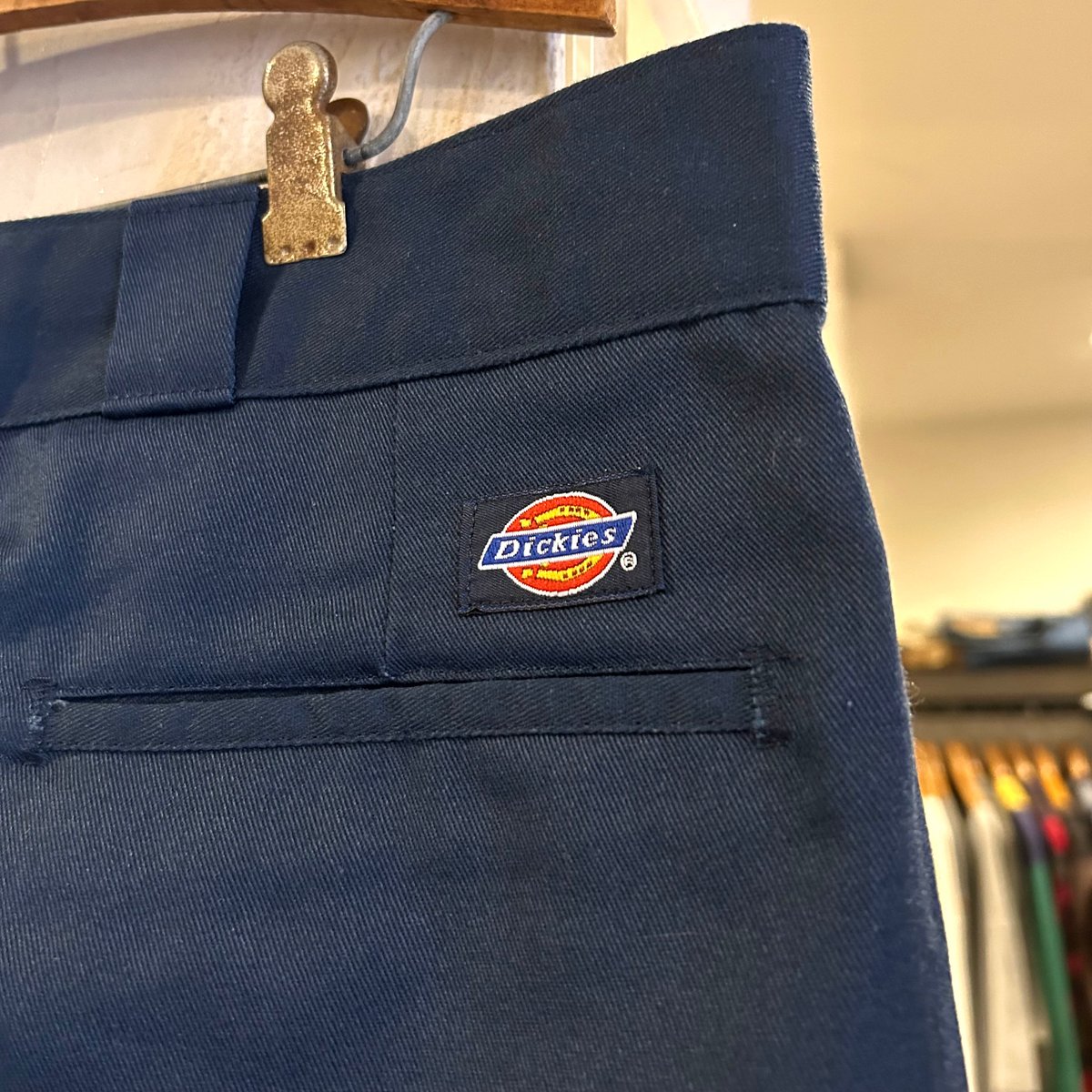 90s Dickies 874 ワークパンツ ディッキーズ ネイビー TALON