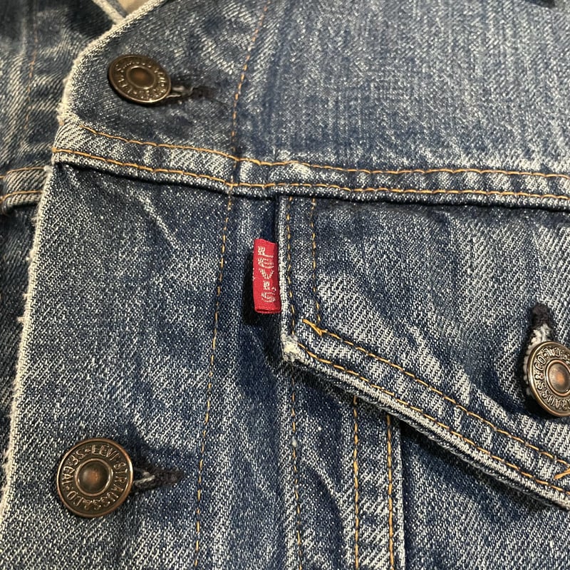 70s Levi's 70505-0217 デニムジャケット ケアタグ インディゴ染 70s Levi's 70505-0217 デニムジャケット ケアタグ インディゴ染