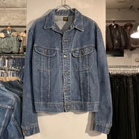 80s~ Levi's 70417 9420 ブラック デニムジャケット ネルライナー USA