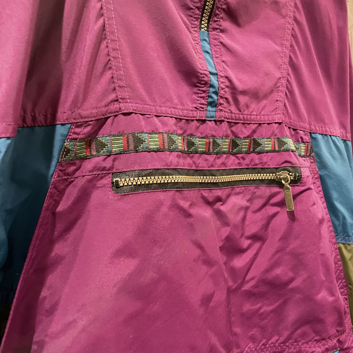 L.L.Bean 90s USA製 アノラックパーカー チロリアンテープ L.L.Bean 90s USA製 アノラックパーカー チロリアンテープ