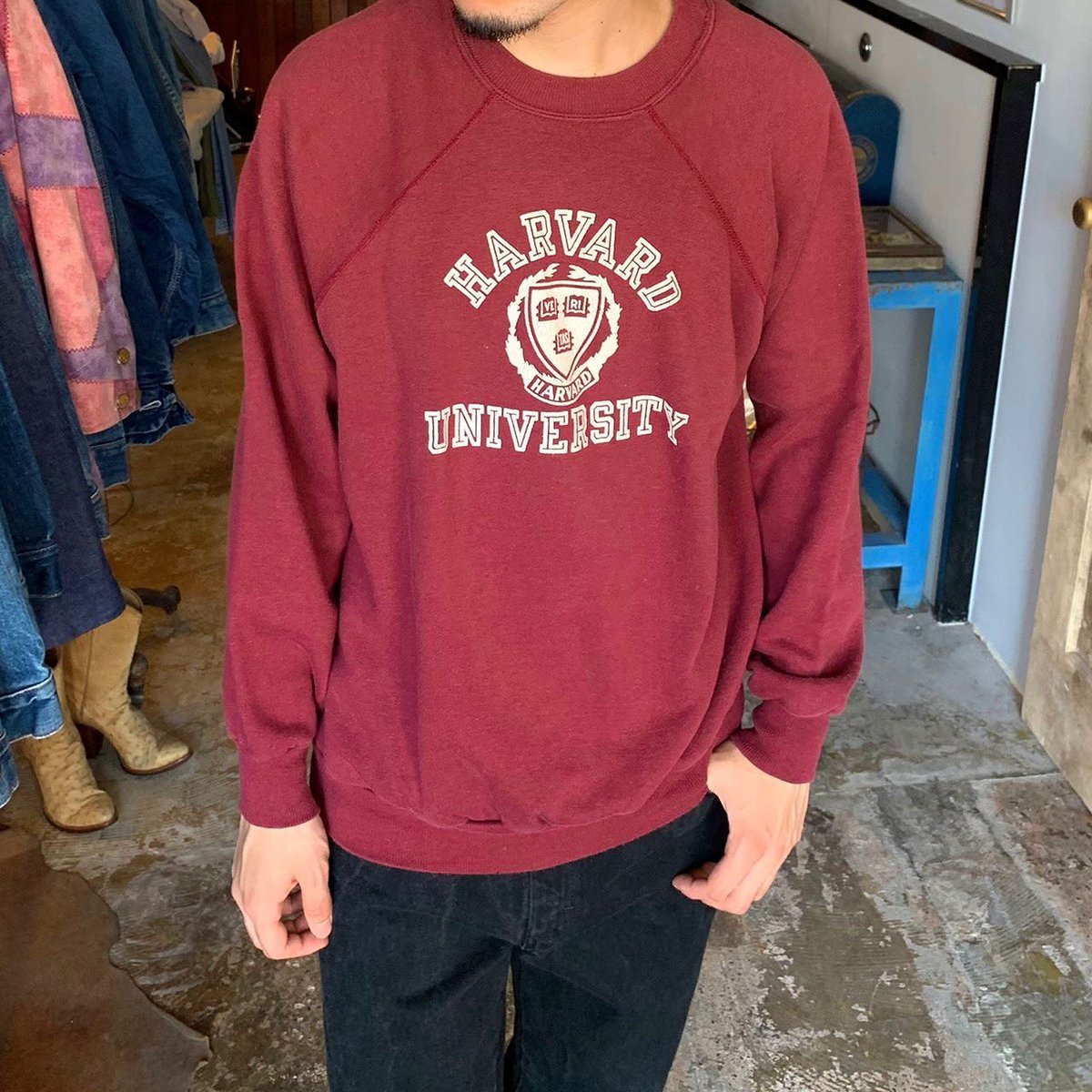 80s Champion L/S SWEAT SHIRT HARVARD UNIVERSITY 80s Champion L/S SWEAT SHIRT HARVARD UNIVERSITY