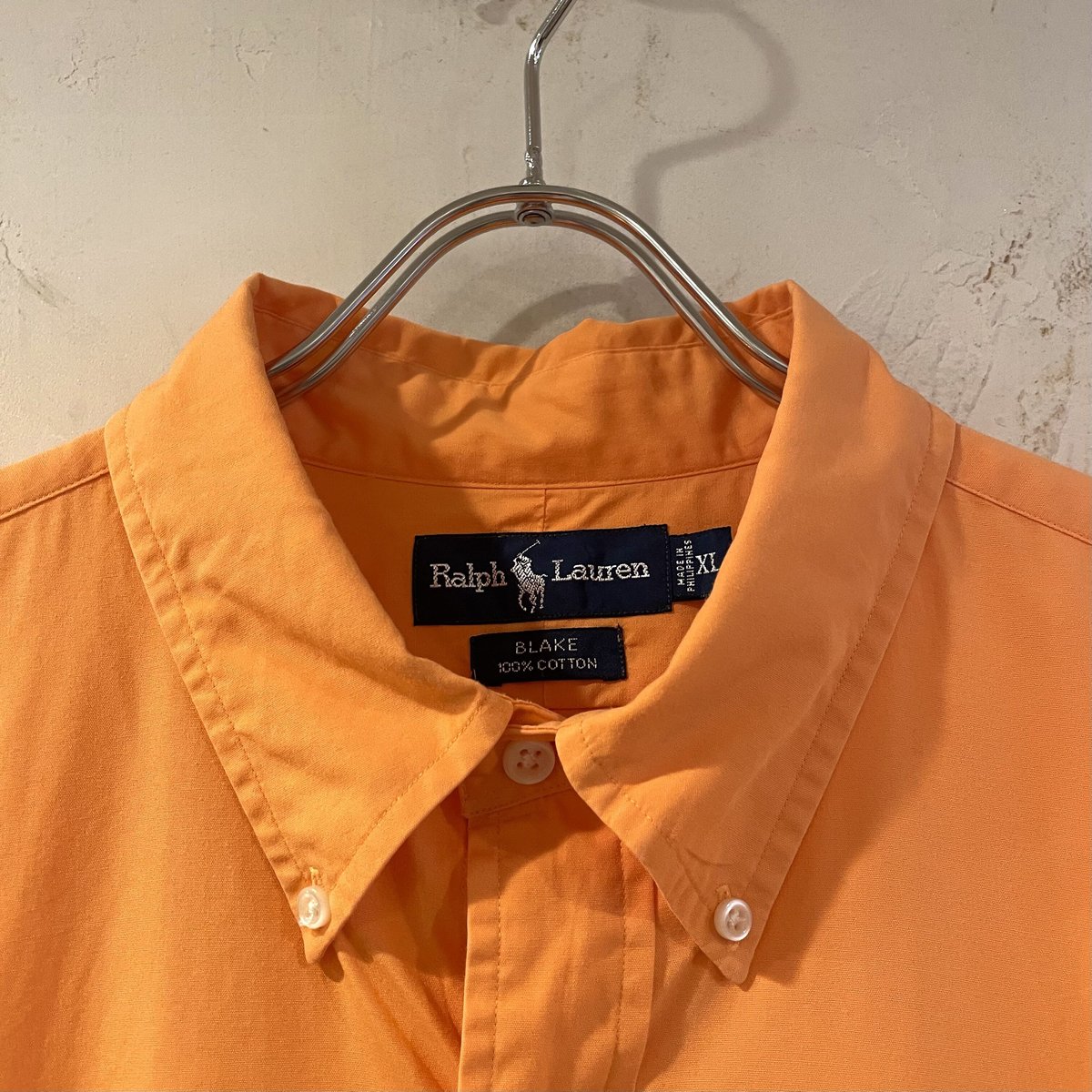 Ralph Lauren ショートスリーブボタンダウンシャツ オレンジ