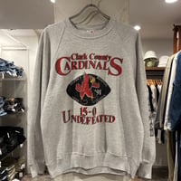 90s　JERZEEZ　Clark County CARDINALS　L/S スウェットシャツ　USA製　Size Ｌ　ジャージーズ　(S5481)