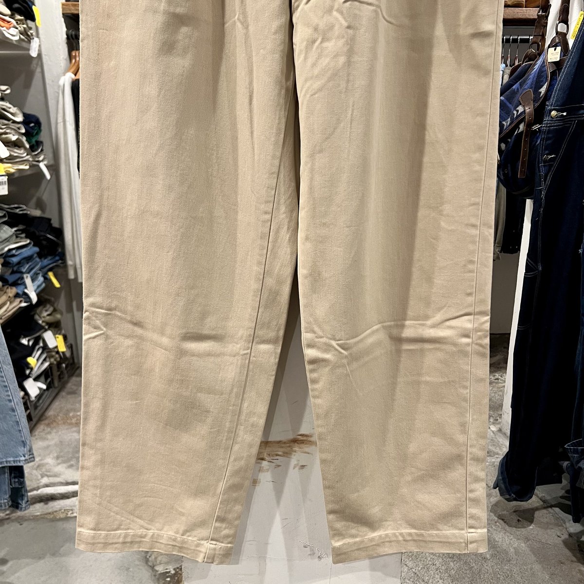 ポロバイラルフローレン ポロチノ チノパン タック入り ベージュ W33 POLO by Ralph Lauren チノパン ポロチノ ラルフローレン タック