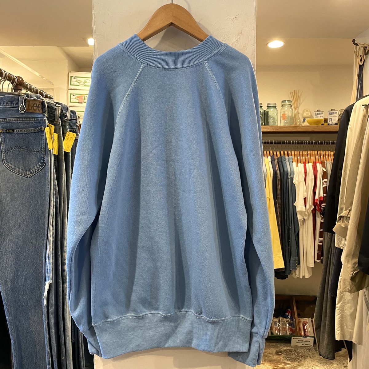 Disney CASUALS ミッキーマウス スウェット ラグランスリーブ Disney CASUALS ミッキーマウス スウェット ラグランスリーブ